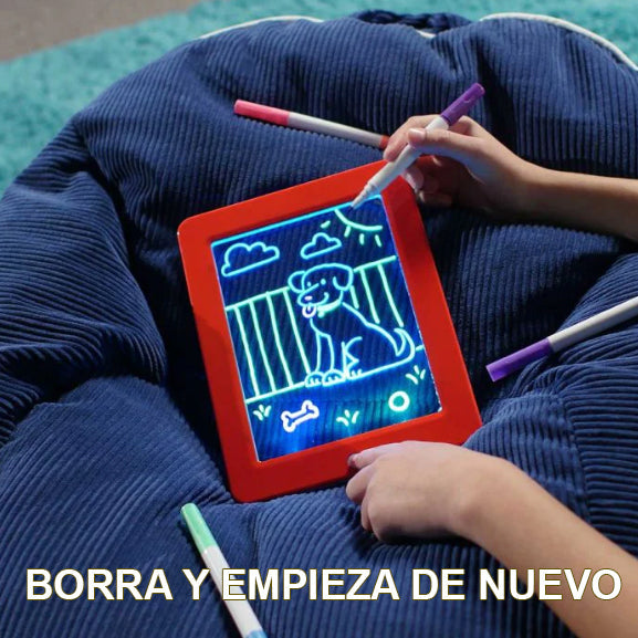 Pizarra Mágica con Luz - Magic Pad™ + Plantillas de REGALO
