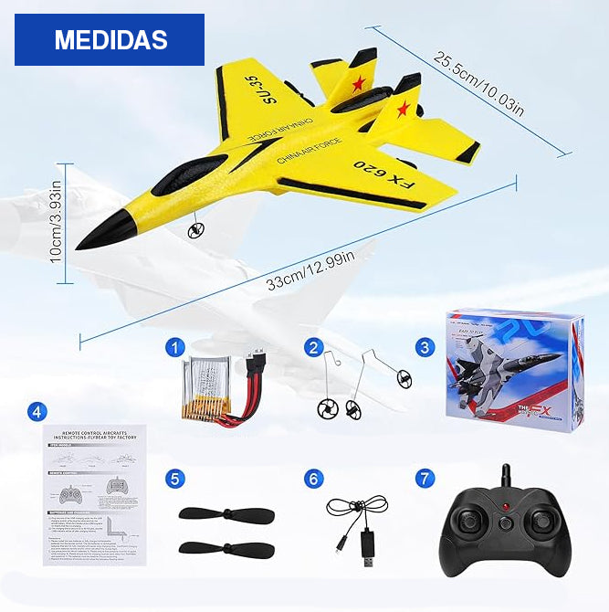 Avión Teledirigido Resistente a Golpes - F18