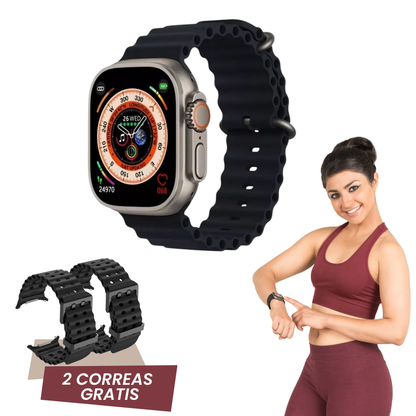 Reloj Inteligente Series 10 Ultra + 2 Correas + Auriculares ProAir Gratis