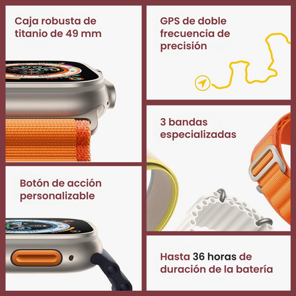 Reloj Inteligente Series 10 Ultra + 2 Correas + Auriculares ProAir Gratis