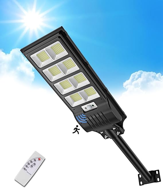 Farola Solar con Sensor y Mando - SolarMax™