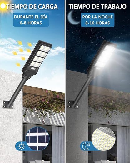 Farola Solar con Sensor y Mando - SolarMax™