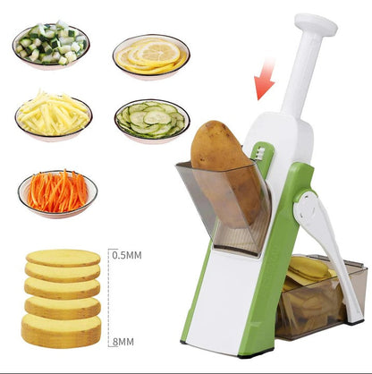 Cortador de Alimentos 10 en 1 (con Pelador y Cepillo GRATIS)