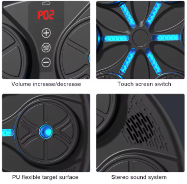 Máquina de Boxeo Con Altavoz Integrado | CardioFit™