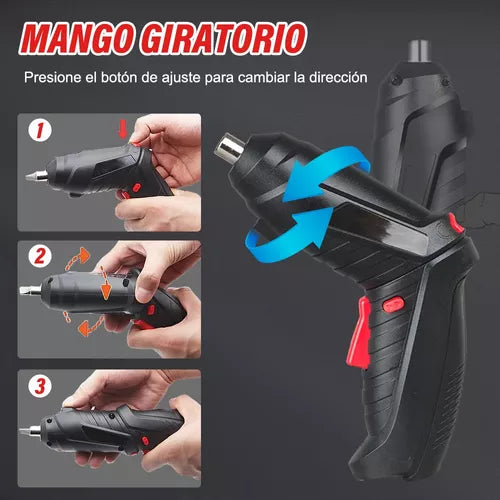 Kit Completo Destornillador Eléctrico - Boxter™