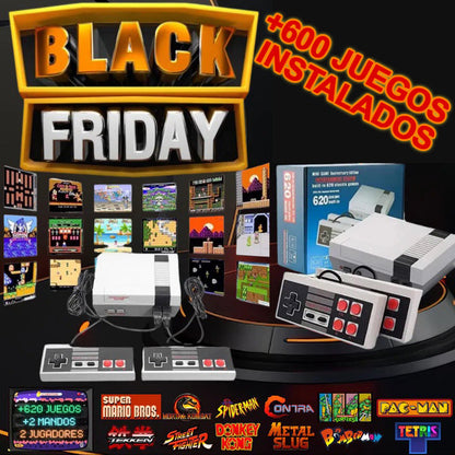 Consola Retro con 620 Juegos Integrados - Retro X