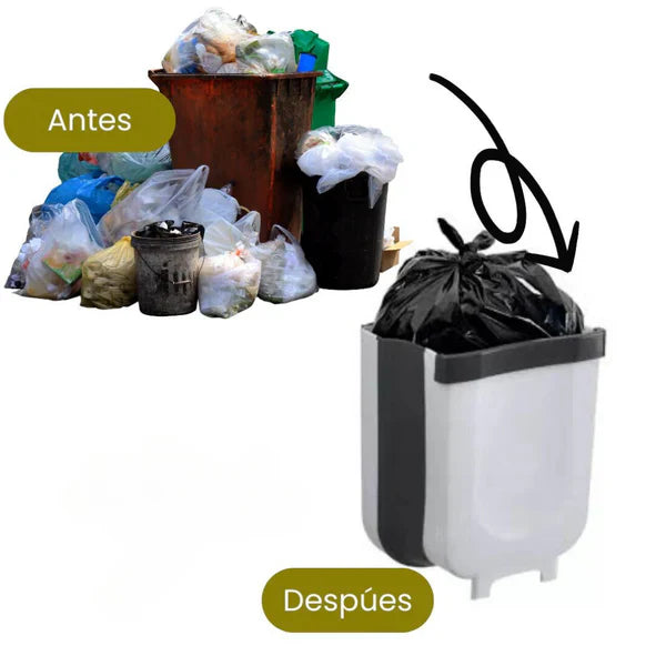 Cubo de Basura Plegable - EcoCubo (+300 bolsas)