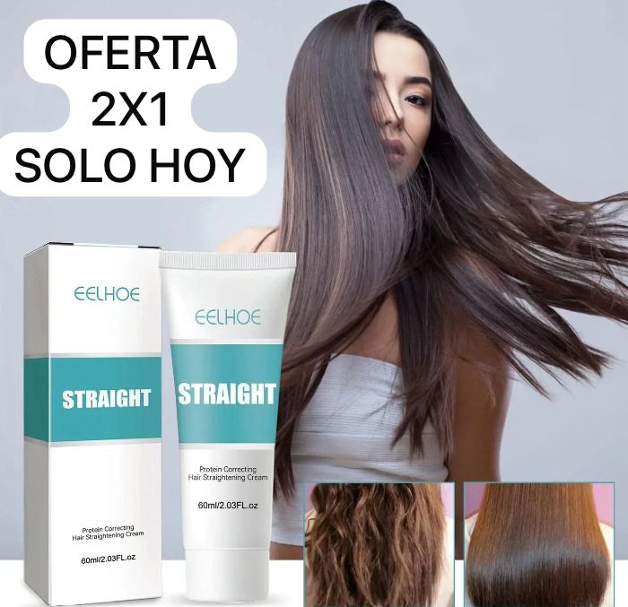 Crema Alisadora y Reparadora para Cabello - ELHOE ( 1 + 1 GRATIS  )