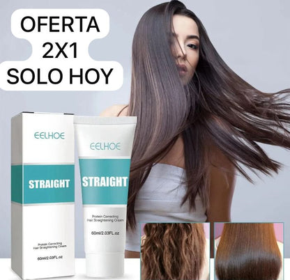 Crema Alisadora y Reparadora para Cabello - ELHOE ( 1 + 1 GRATIS  )
