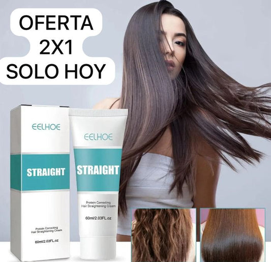 Crema Alisadora y Reparadora para Cabello - ELHOE ( 1 + 1 GRATIS  )