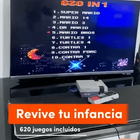 Consola Retro con 620 Juegos Integrados - Retro X