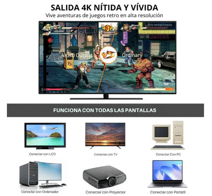 PlayPro™ | Consola Retro + 1 Mando de Regalo