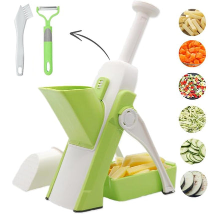 Cortador de Alimentos 10 en 1 (con Pelador y Cepillo GRATIS)