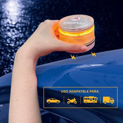 Baliza Luz Emergencia V16 Homologada DGT 3.0 con Geolocalización - TrophyPro™